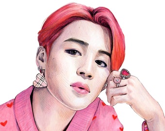 Park Jimin / BTS / Bangtan / Print / Portrait / fanart / chimmy