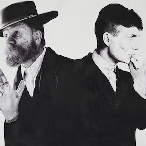 Alfie Solomons / Tommy Shelby / Tom Hardy / Cillian Murphy / Peaky Blinders print