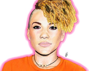Allison Hargreeves / Emmy Raver-Lampman / Umbrella Academy / Percy Jackson / Aphrodite / Print Portrait
