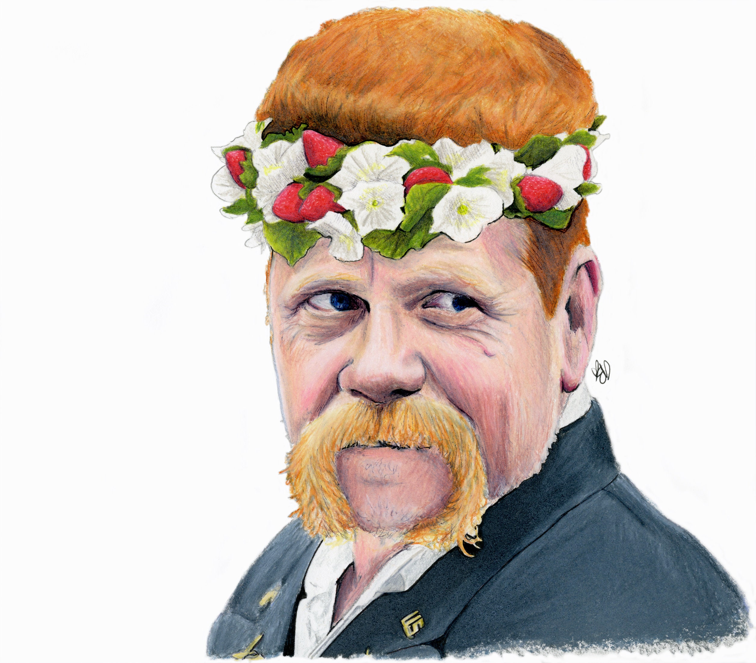Abraham Ford / Michael Cudlitz / Walking Dead Print Portrait Etsy