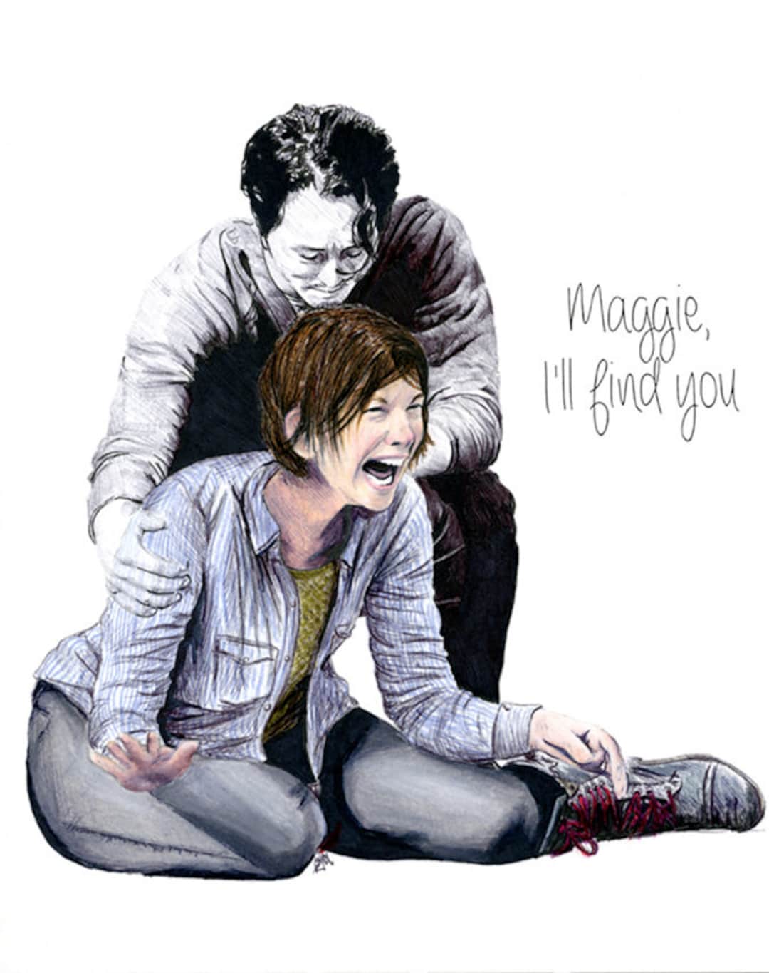 Glenn And Maggie The Walking Dead