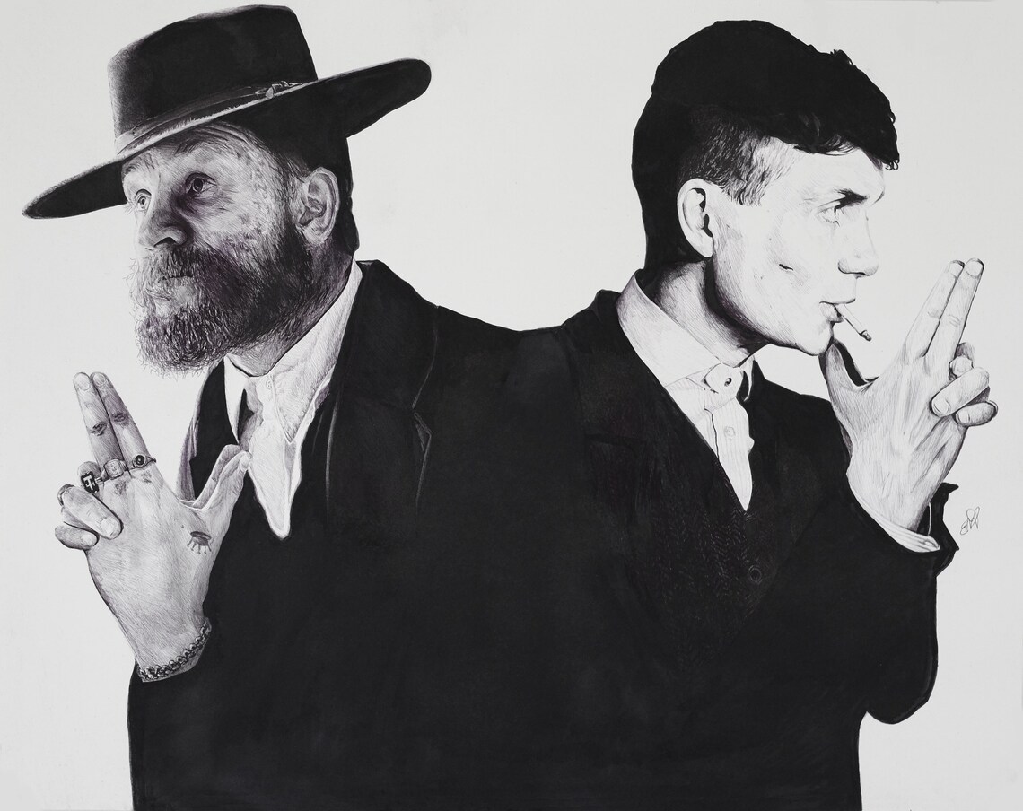 Alfie Solomons / Tommy Shelby / Tom Hardy / Cillian Murphy / Peaky ...