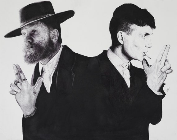 Alfie Solomons Tommy Shelby Tom Hardy Cillian Murphy Etsy
