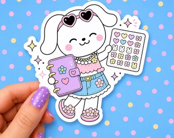 Sparkler Winnie Vinyl Decal Sticker — Waterproof Die Cut