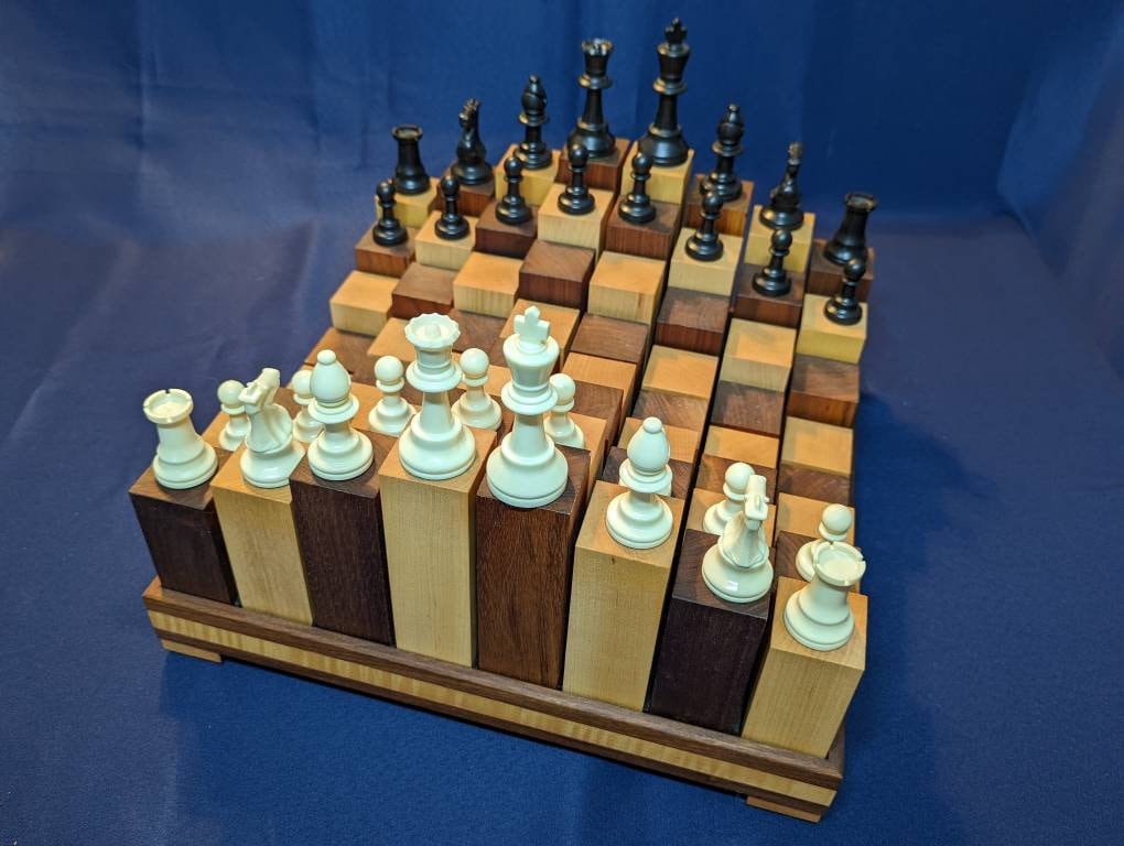 Play Chess at the Next Level With the Adjustable 3D Chess Board