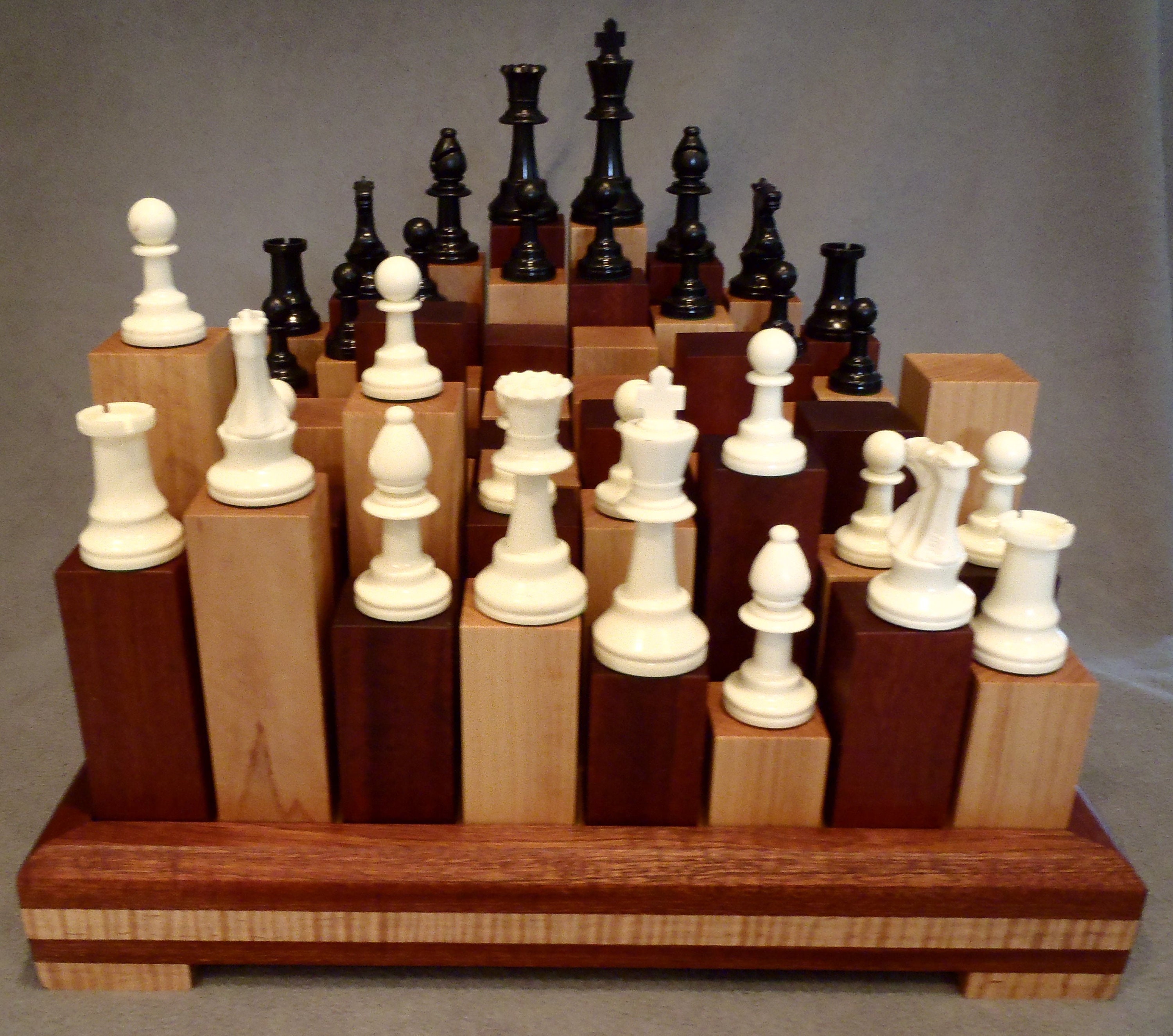 Play Chess at the Next Level With the Adjustable 3D Chess Board Confuse  Your Opponent Change the Home Décor Display the Queen's Gambit 