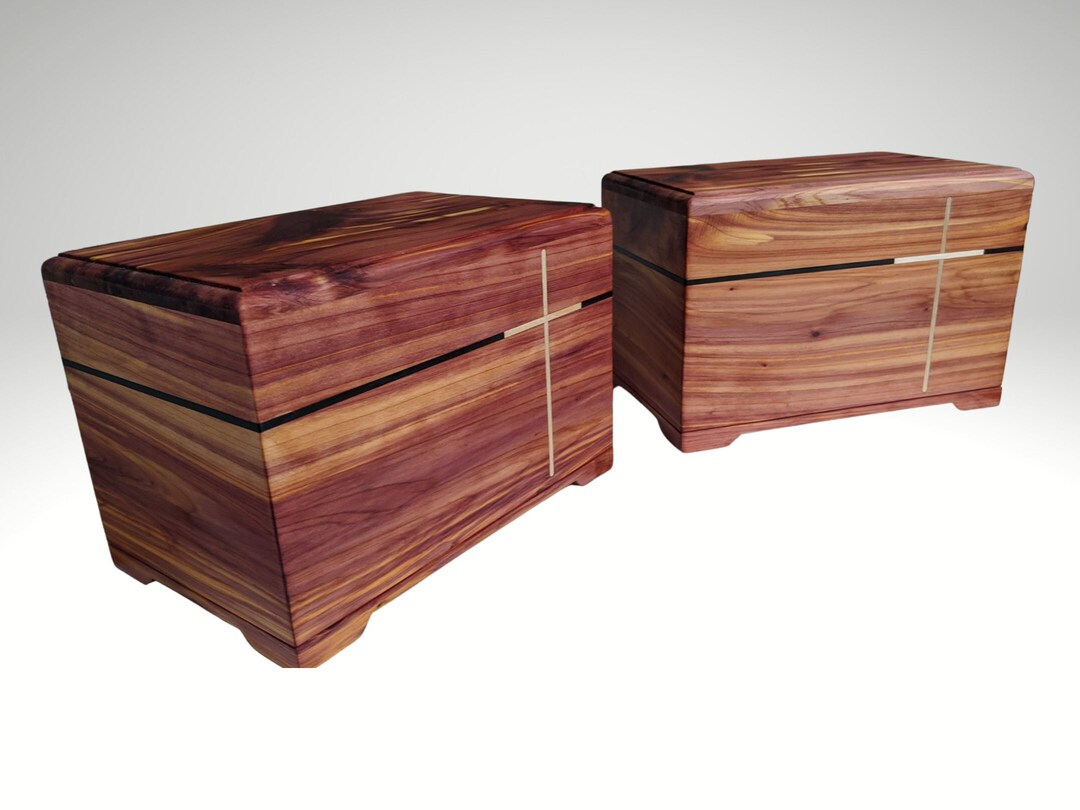 Cremation Urn, Eastern Red Cedar, Custom Built to Your Specifications