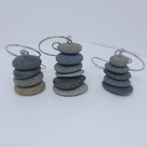 Cairn stack Christmas ornament, cairn stack ornament, beach ornaments, cairn Christmas tree,cairn stone stack, Christmas tree,Christmas gift image 5