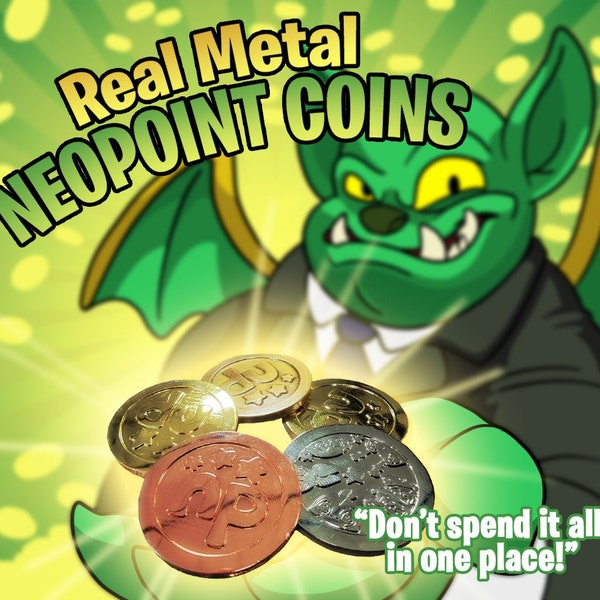 Neopets – Metal Neopoints Coins (Officially Licensed)