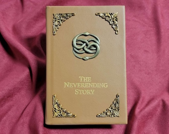 The Neverending Story Book Replica - Leatherbound Prop Replica (Inspired by The Neverending Story)