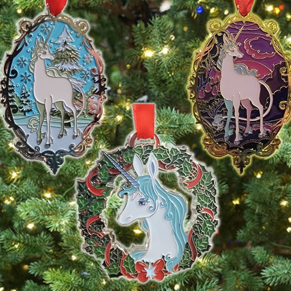 El Último Unicornio – Adornos navideños (con licencia oficial)