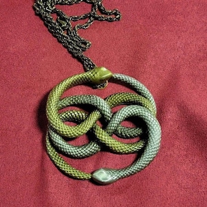 Grande Auryn en bronze - Réplique bicolore or et argent (inspirée de L'histoire sans fin)