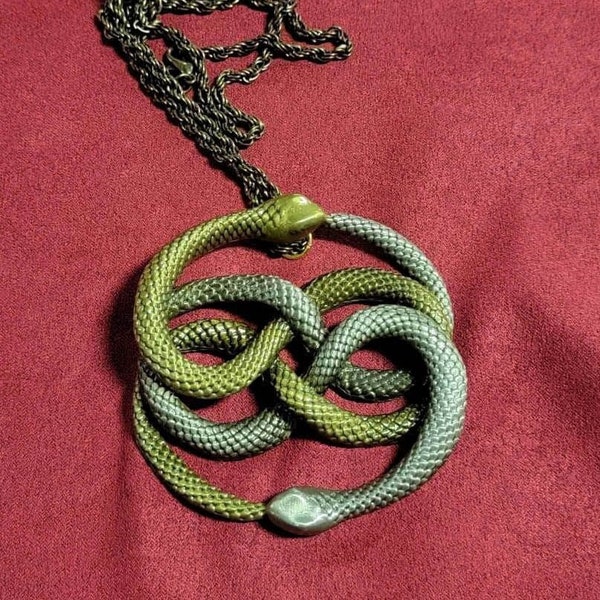 Large Bronze Auryn - Gold and Silver Two Tone Replica (Inspired by The Neverending Story)