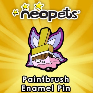 Neopets – Paintbrush Enamel Pins V2 (Officially Licensed)