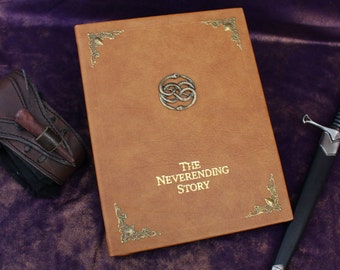 The Neverending Story Book Replica - Blank Book / Sketchbook (Inspired by The Neverending Story)