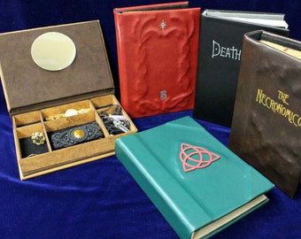 Charmed Book Of Shadows Jewelry Box – Hollow Book Replica Box (Inspired by Charmed)