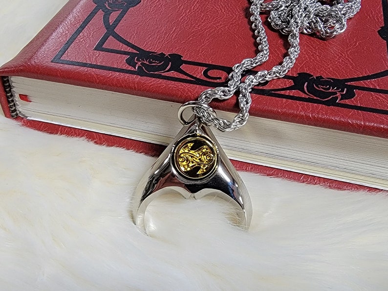 Replika av Goblin King Jareth Labyrinthänge - Halsband buret av David Bowie bild 1