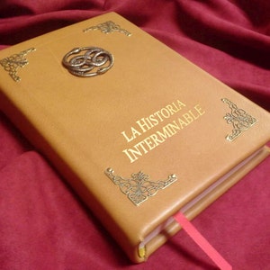 La Historia Interminable - Español Leatherbound Book Prop Replica (Inspirado por la historia interminable)