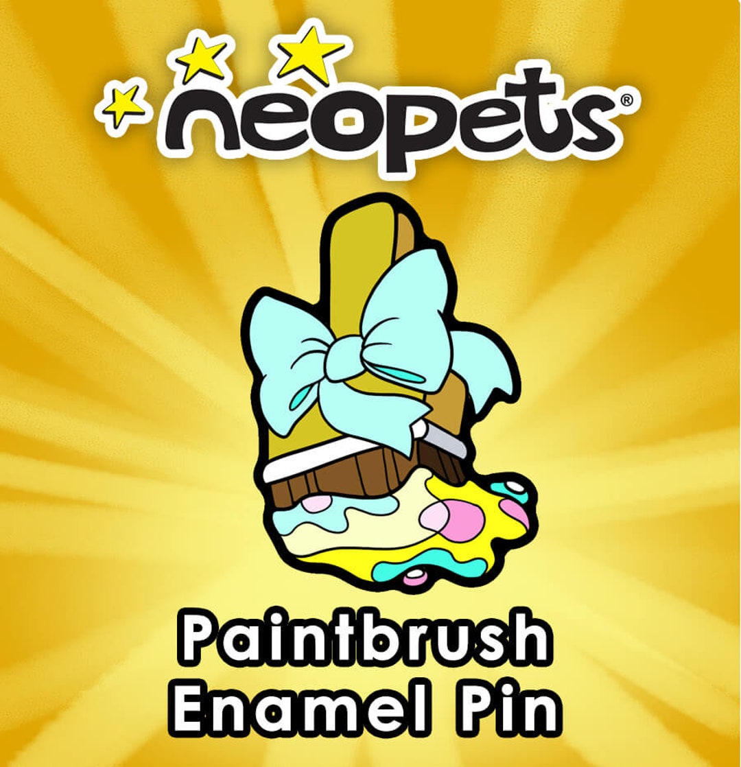 Neopets Paintbrush Enamel Pins V3 officially Licensed Etsy