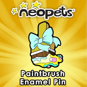 Neopets – Paintbrush Enamel Pins V3 (Officially Licensed)