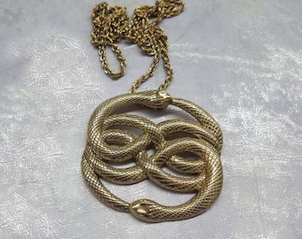 Stor guld Auryn - Antik guldreplika (inspirerad av Den oändliga historien)