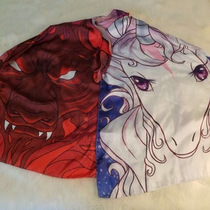 The Last Unicorn – Official Licensed Scarf (Unicorn and Red Bull)