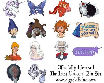 The Last Unicorn - Officially Licensed Enamel Pins
