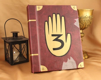 Gravity Falls Book / Kindle / iPad / Tablet Cover / Journal Book 3 Replica (Custom Cover  - Inspired by Gravity Falls)