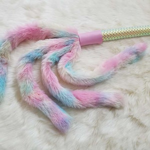 The Fluffzilla Deluxe a BDSM flogger worthy of a unicorn princess image 4