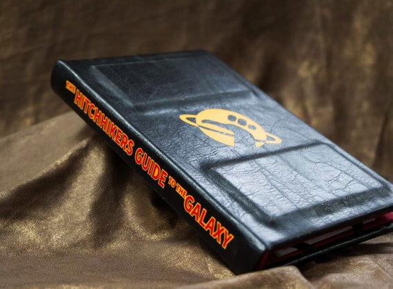 Hitchhiker's Guide to the Galaxy HHGTTG Book Replica 