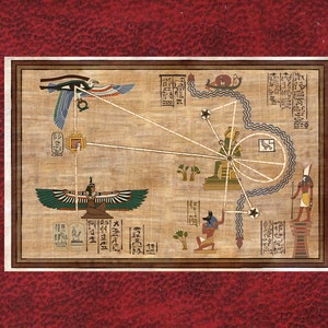 The Mummy - Map of Hamunaptra Cloth Map Scroll