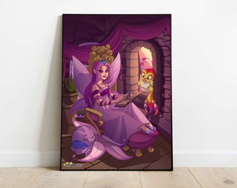 Neopets – Faerie Queen Fyora Poster (Officially Licensed)