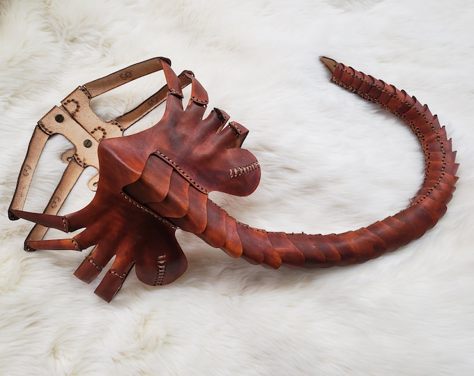 Facehugger Leather Face Mask & Kit Etsy