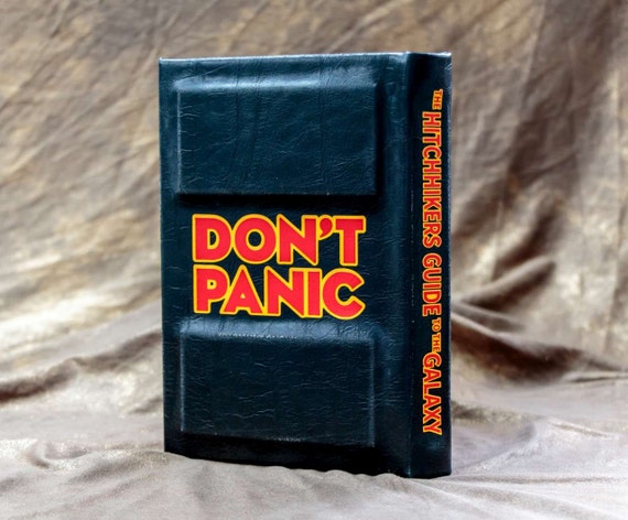 Hinged Hitchhiker's Guide Enamel Pin HHGTTG Don't 