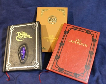 Labyrinth, The Dark Crystal, & The Neverending Story - Special Collector's Edition Novelization Leatherbound Book Set