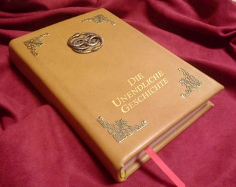 Die Unendliche Geschichte Book Replica - Leatherbound Prop Replica (Inspired by The Neverending Story)