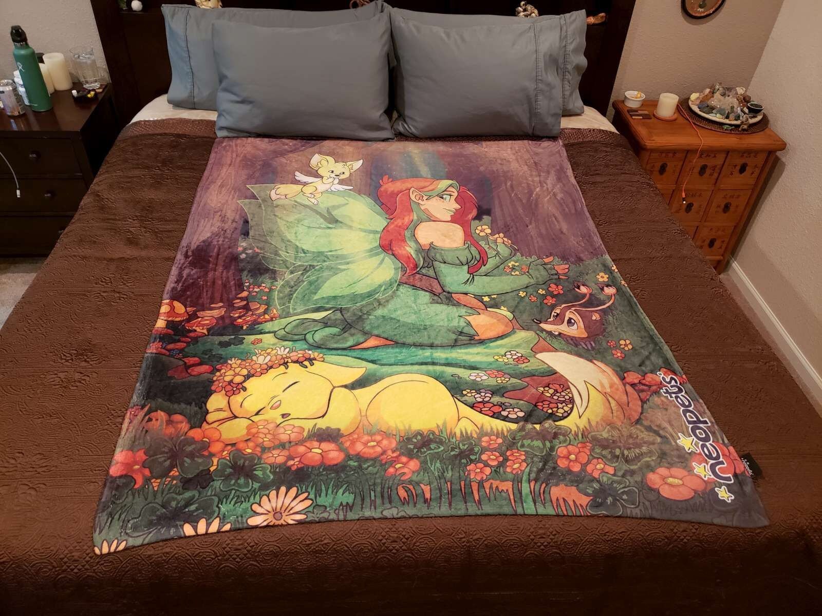 Neopets Illusens Glade Fleece Blanket officially Licensed Etsy