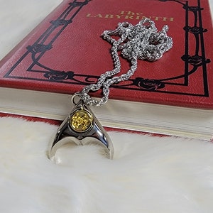 Replika av Goblin King Jareth Labyrinthänge - Halsband buret av David Bowie bild 5