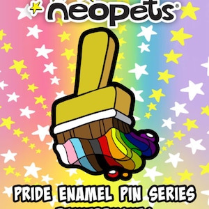 Neopets – Pride Paintbrushes Soft Enamel Pins V1 (Officially Licensed)