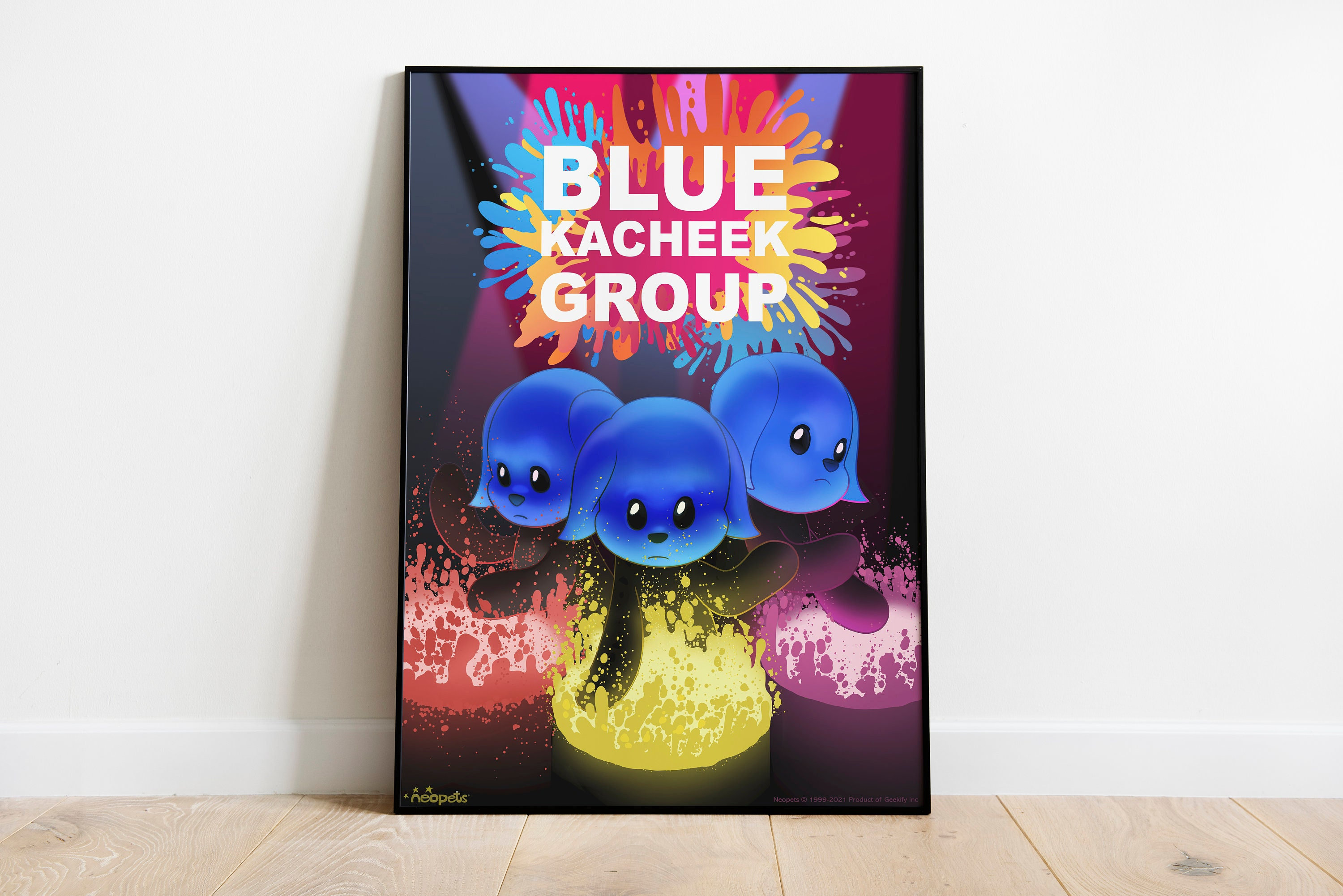 NEOPETS (RARE) BLUE KACHEEK