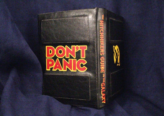 The Hitchhikers Guide to the Galaxy Book Hand Bag - Custom HHGTTG Book  Replica / Clutch / Purse / Satchel - Geekify Inc
