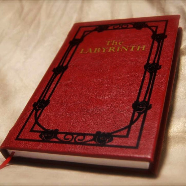 The Labyrinth Sarah's Book Replica - Leatherbound Novelization Prop Replica (Inspired by The Labyrinth)