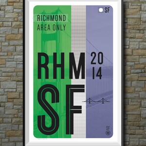 San Francisco Downloadable Muni Poster: Richmond