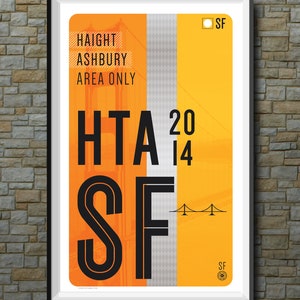 San Francisco Downloadable Muni Poster: Haight Ashbury