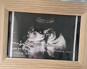 Marco de fotos de vidrio con ultrasonido