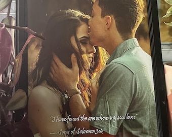 Marco de fotos de cristal de pareja enamorada