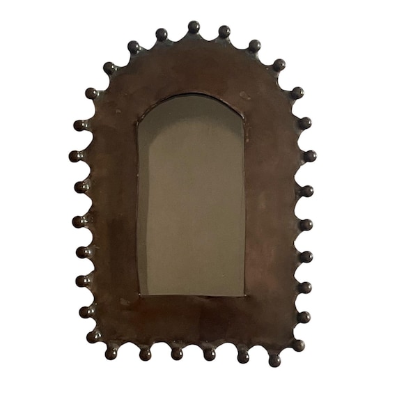 Mexican Tin NICHO, Rustic Shadowbox Frame 6 1/2"H