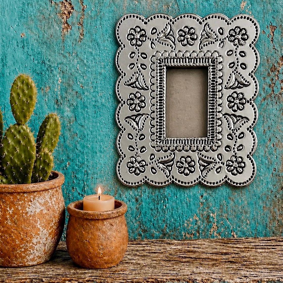 Mexican Silver Frame - Etsy