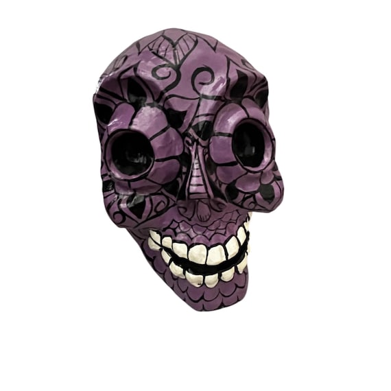 Paper Mache SKULL, Mexican Day of the Dead Large Calavera