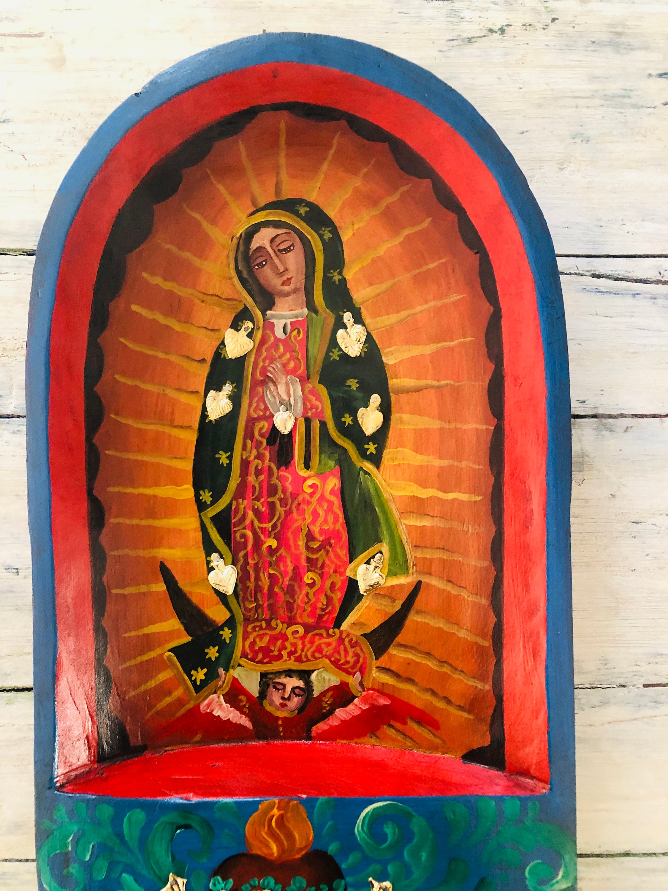 virgin guadalupe batea w milagros